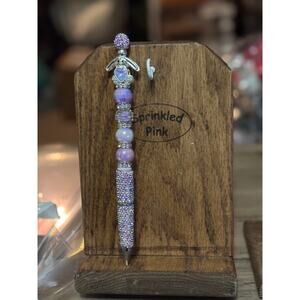 75-20  Handcrafted Extended Length Beaded Pen w/ Refill Ink